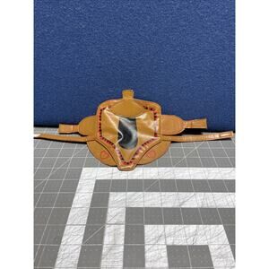 Build A Bear Saddle Brown Western Black Trim & Red Hearts 2016 Riding Club